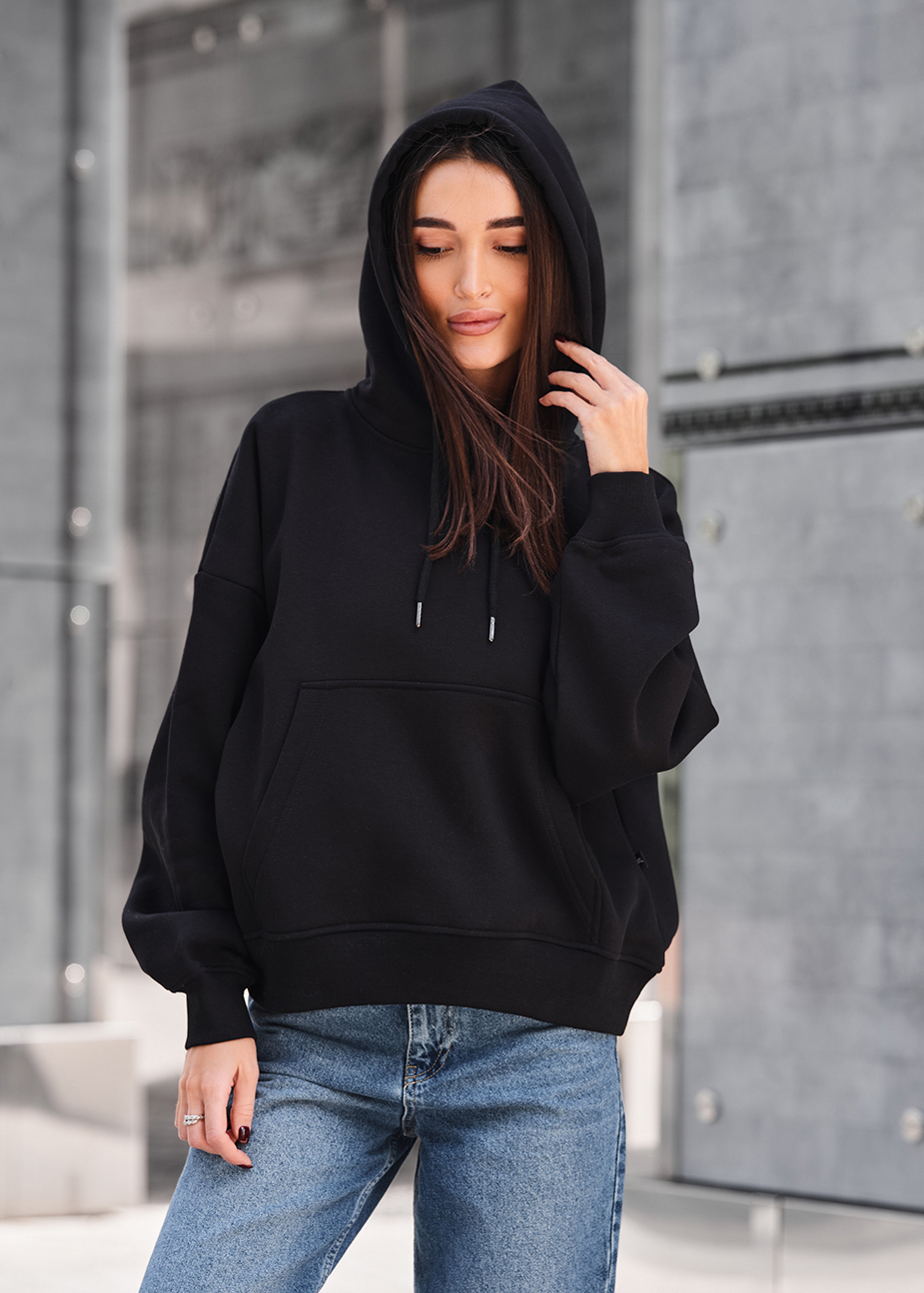 Bluza Staff ti black oversize fleece