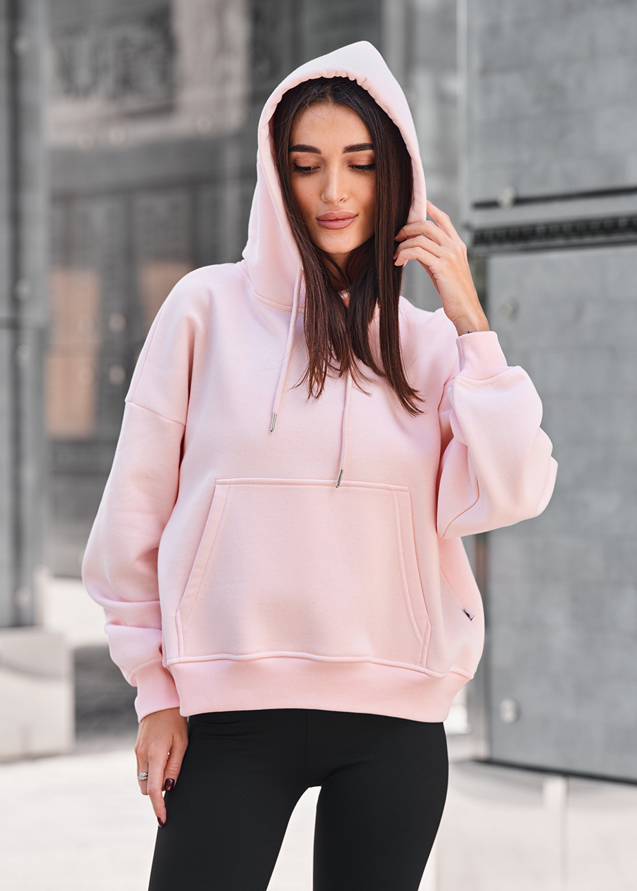 Bluza Staff ti light pink oversize fleece