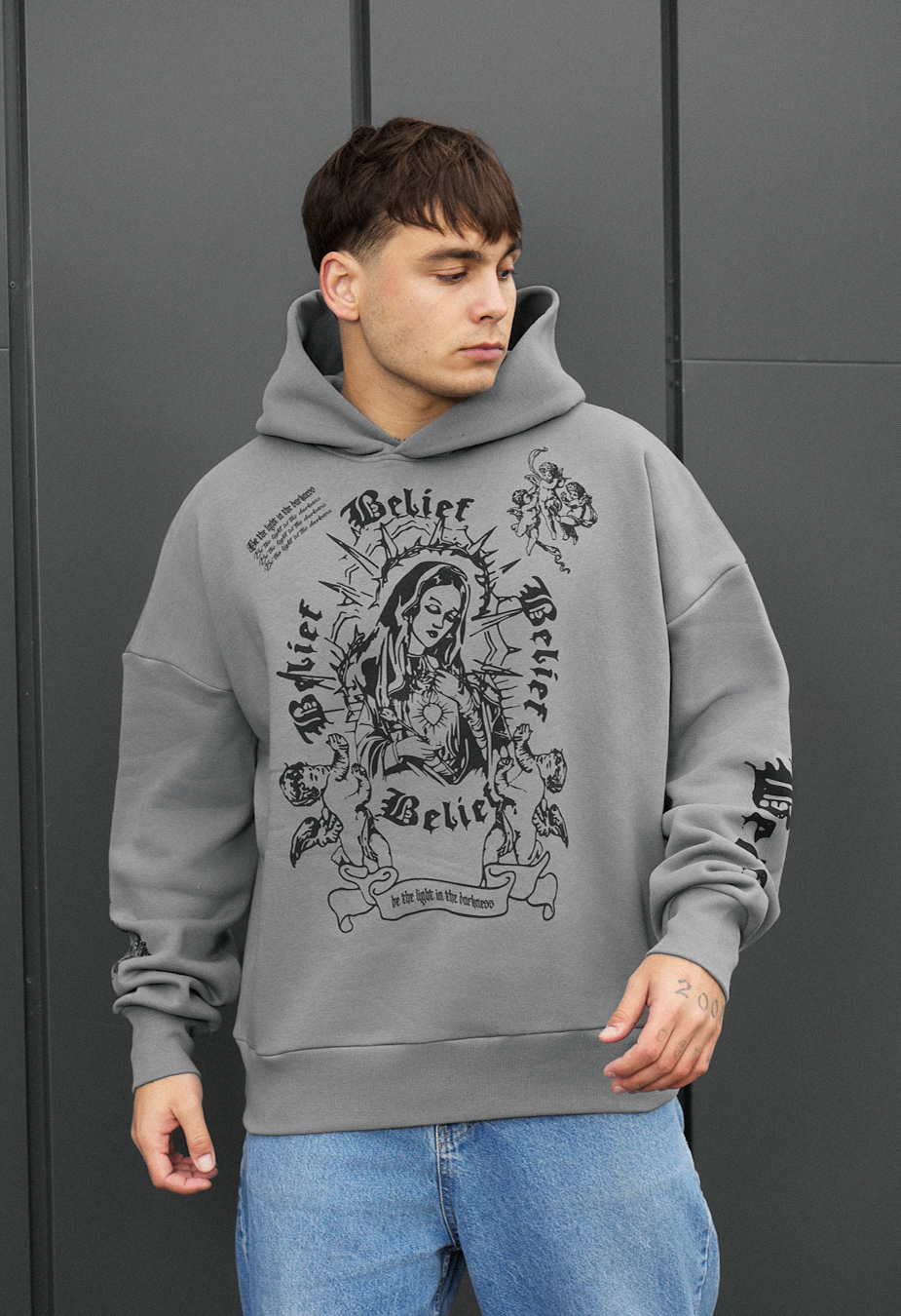 Bluza Staff belief oversize fleece