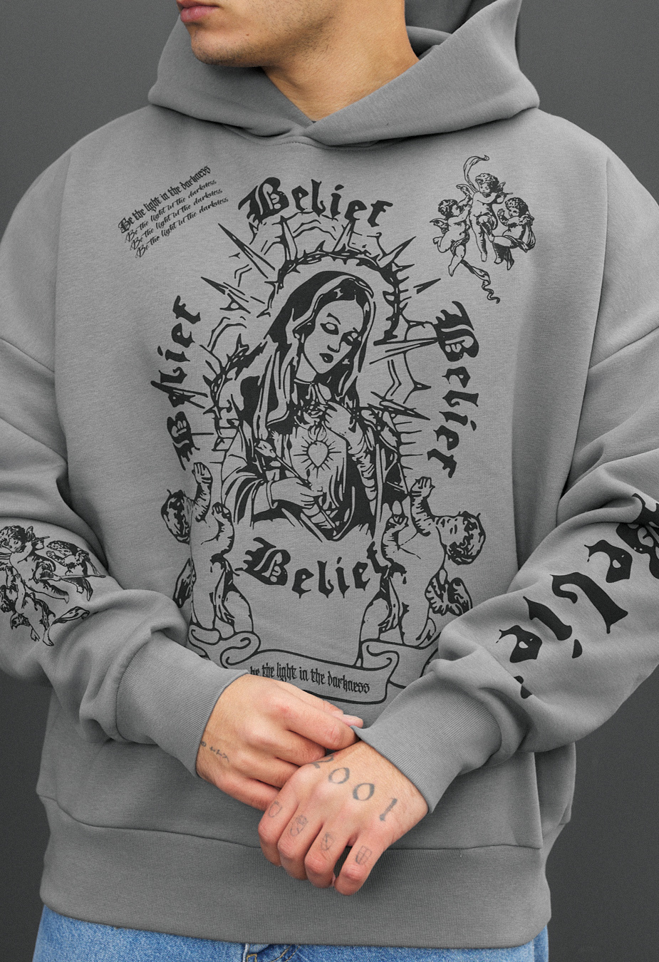 Bluza Staff belief oversize fleece