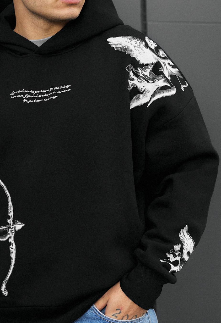 Bluza Staff sagittarius oversize fleece