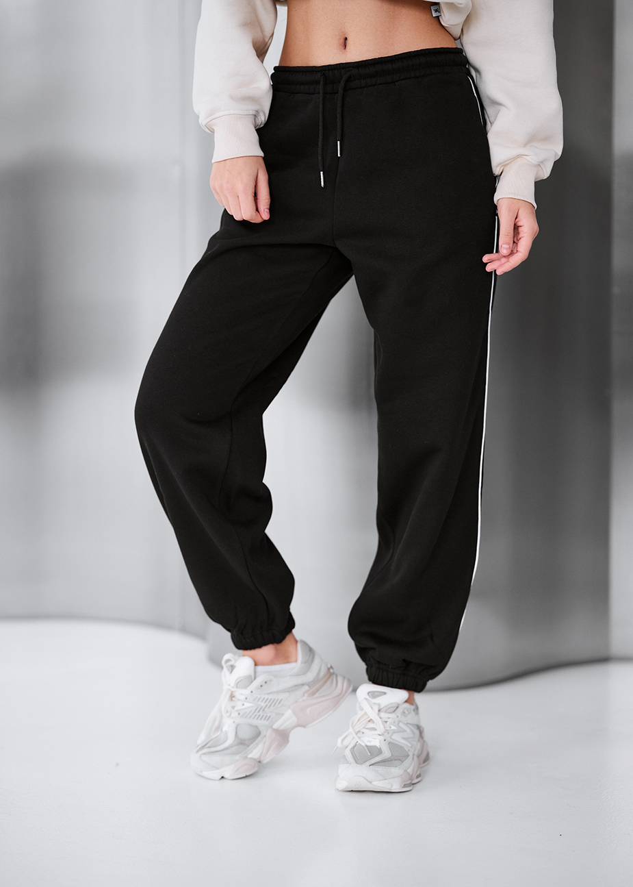 Spodnie dresowe Staff ret black reflective fleece