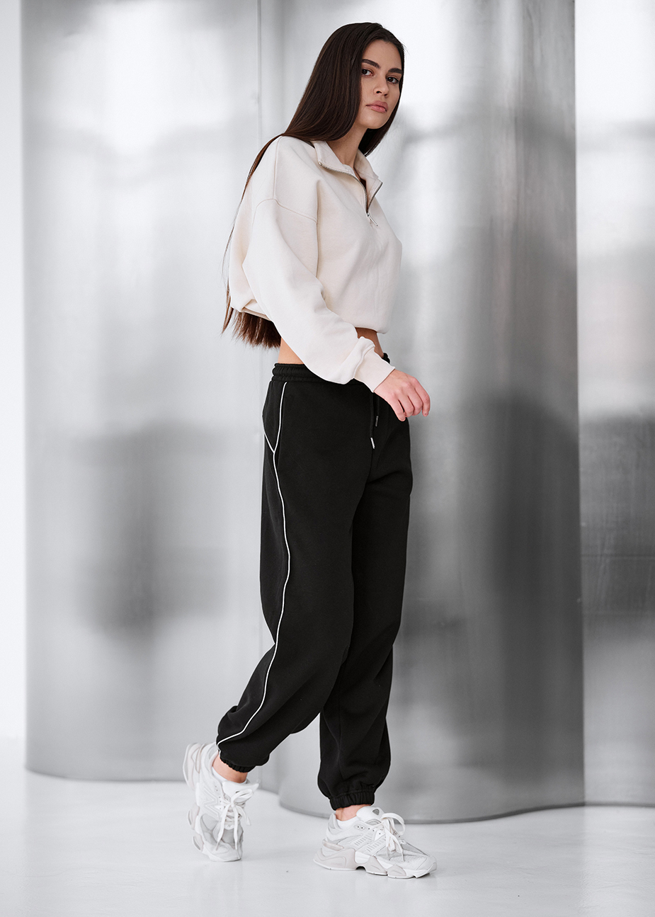 Spodnie dresowe Staff ret black reflective fleece