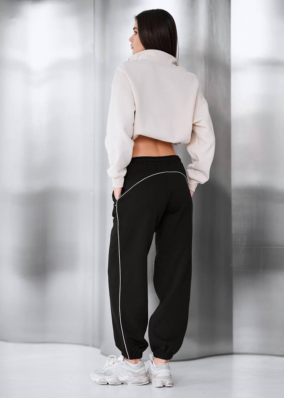 Spodnie dresowe Staff ret black reflective fleece