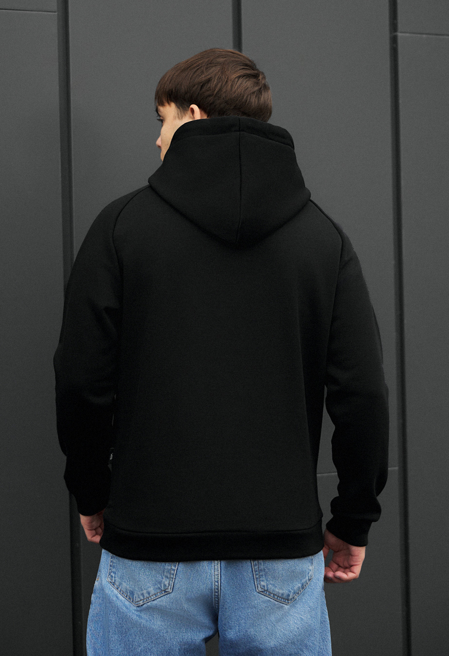 Bluza Staff black logo fleece