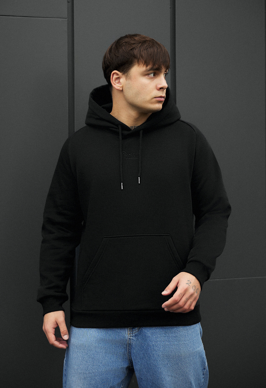 Bluza Staff black logo fleece