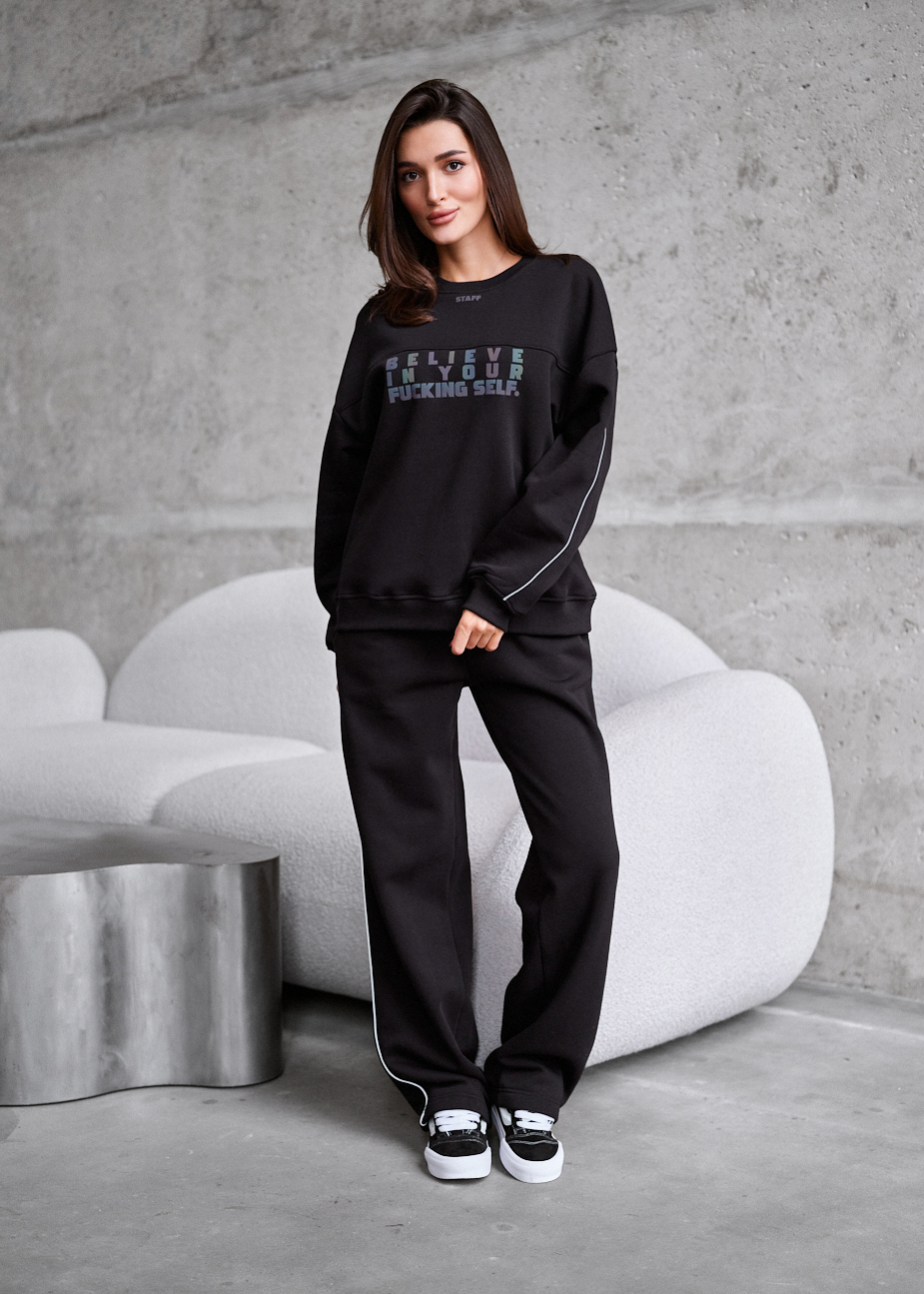 Dres Staff sta black oversize fleece