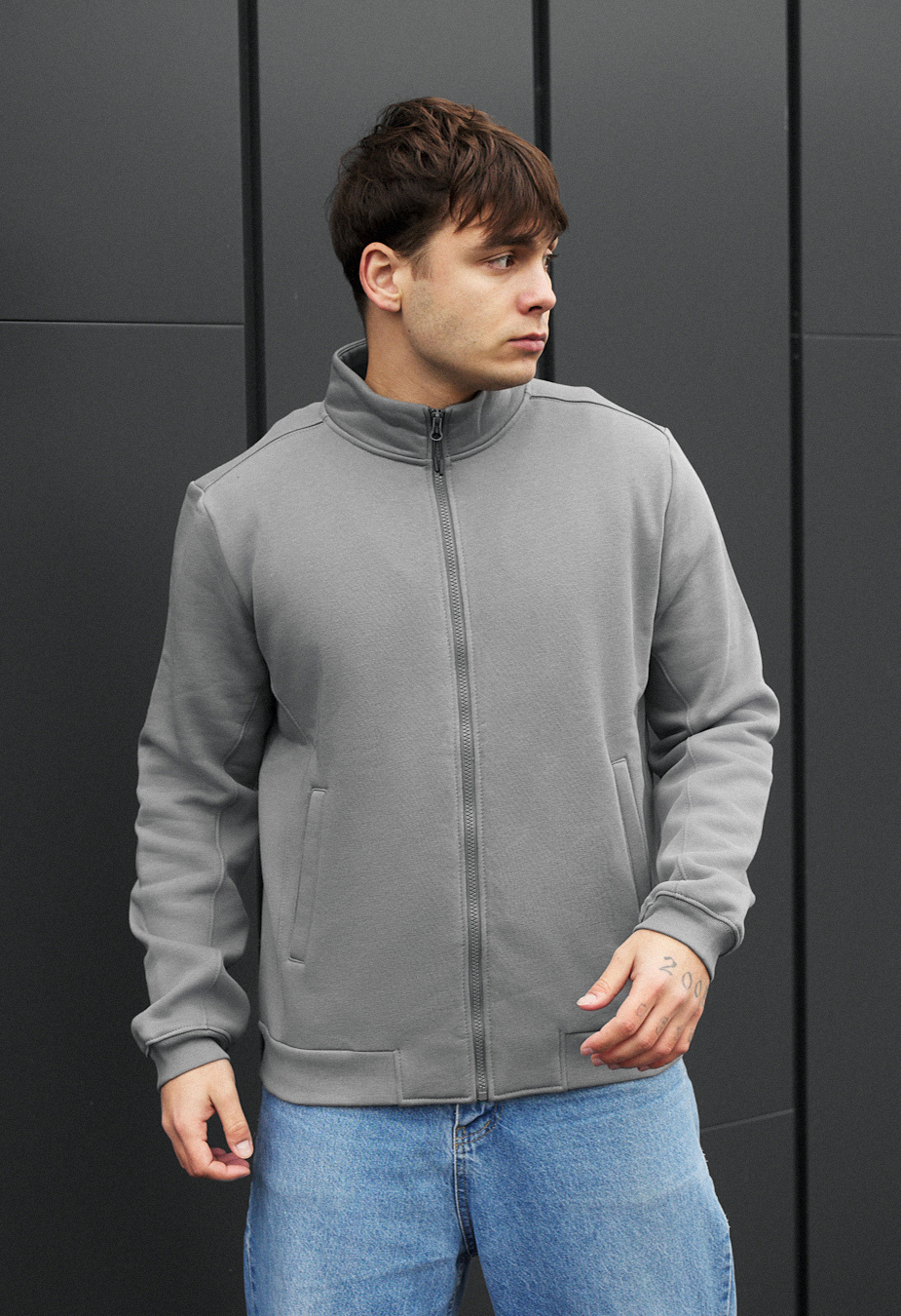 Olimpijka Staff ra gray fleece