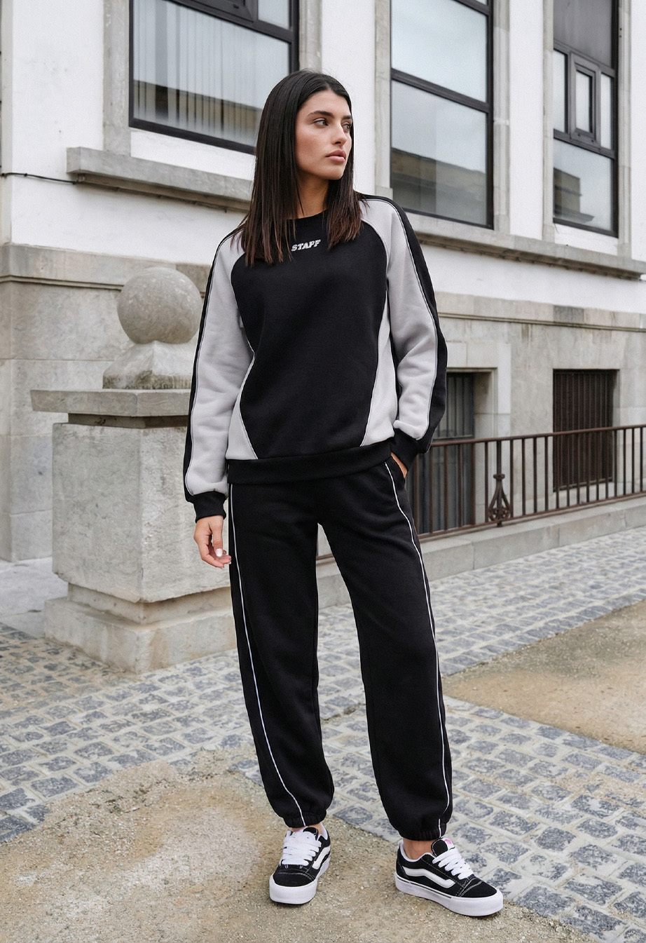 Dres Staff ram black & light gray logo fleece