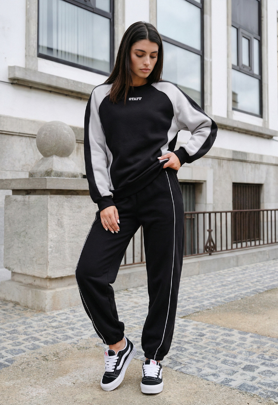 Dres Staff ram black & light gray logo fleece