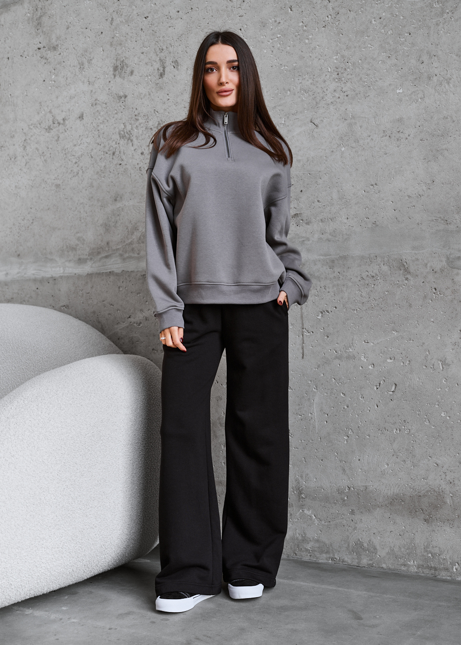 Olimpijka Staff le gray oversize fleece