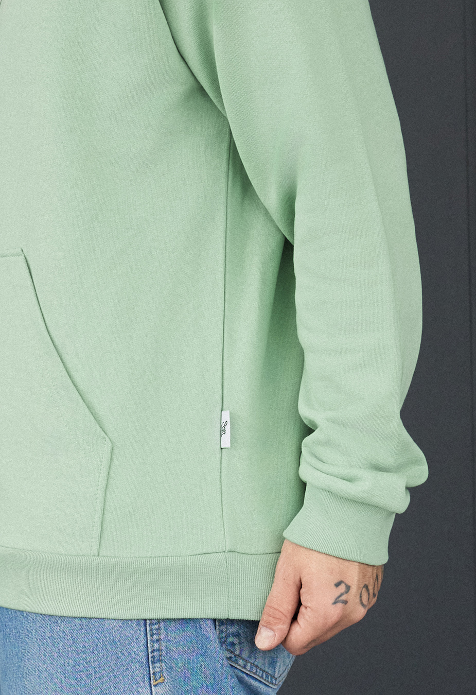 Bluza Staff re mint oversize