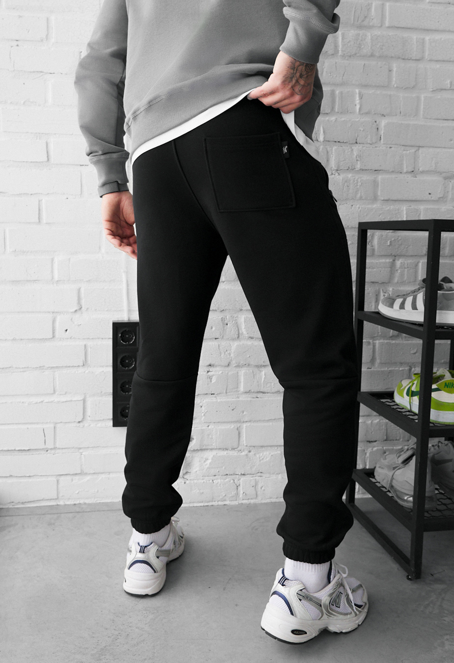 Spodnie dresowe Staff che black