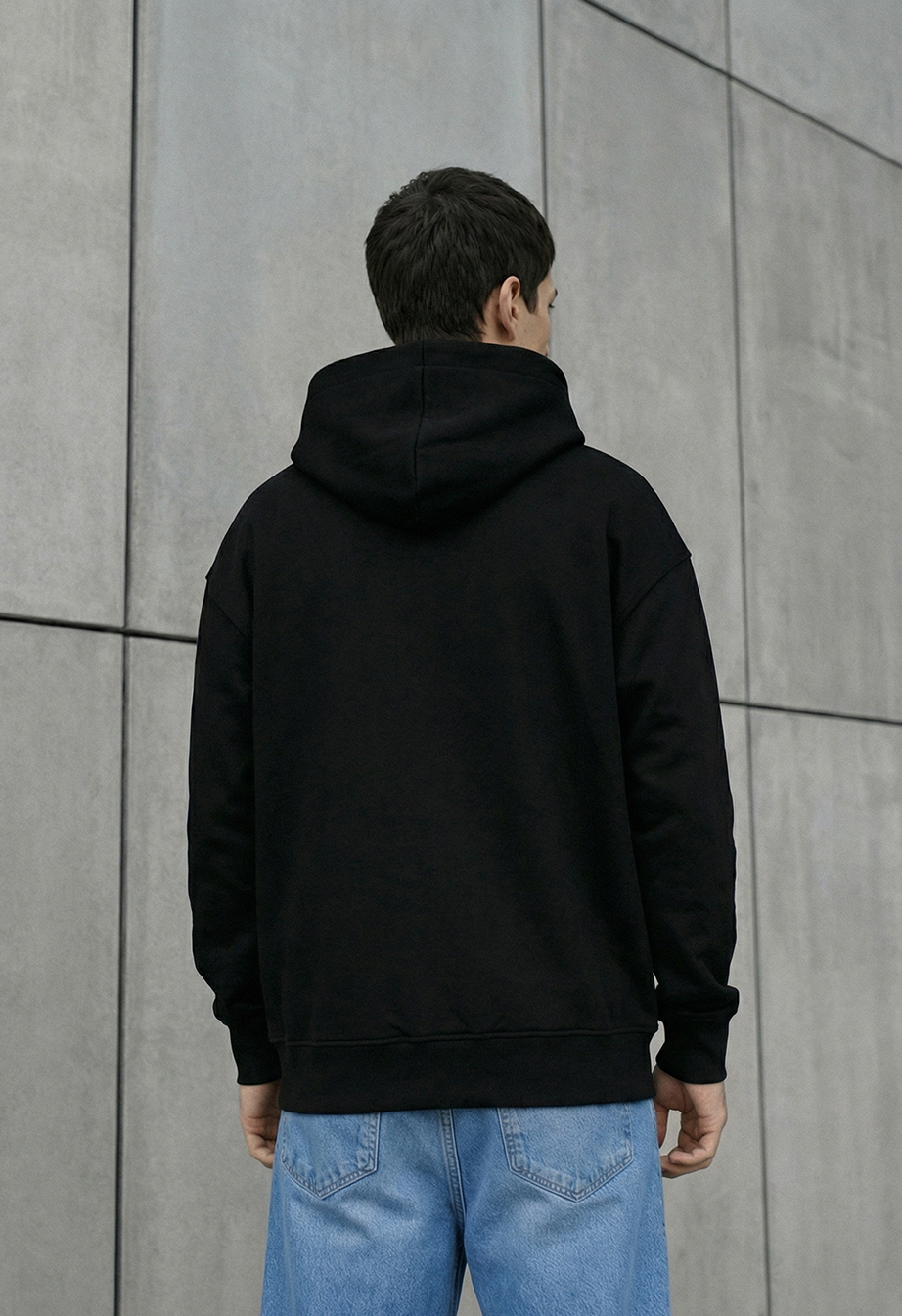 Bluza Staff black zip oversize