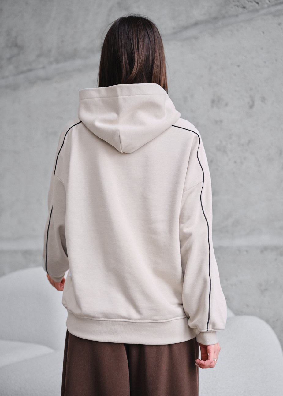Bluza Staff jo light beige reflective
