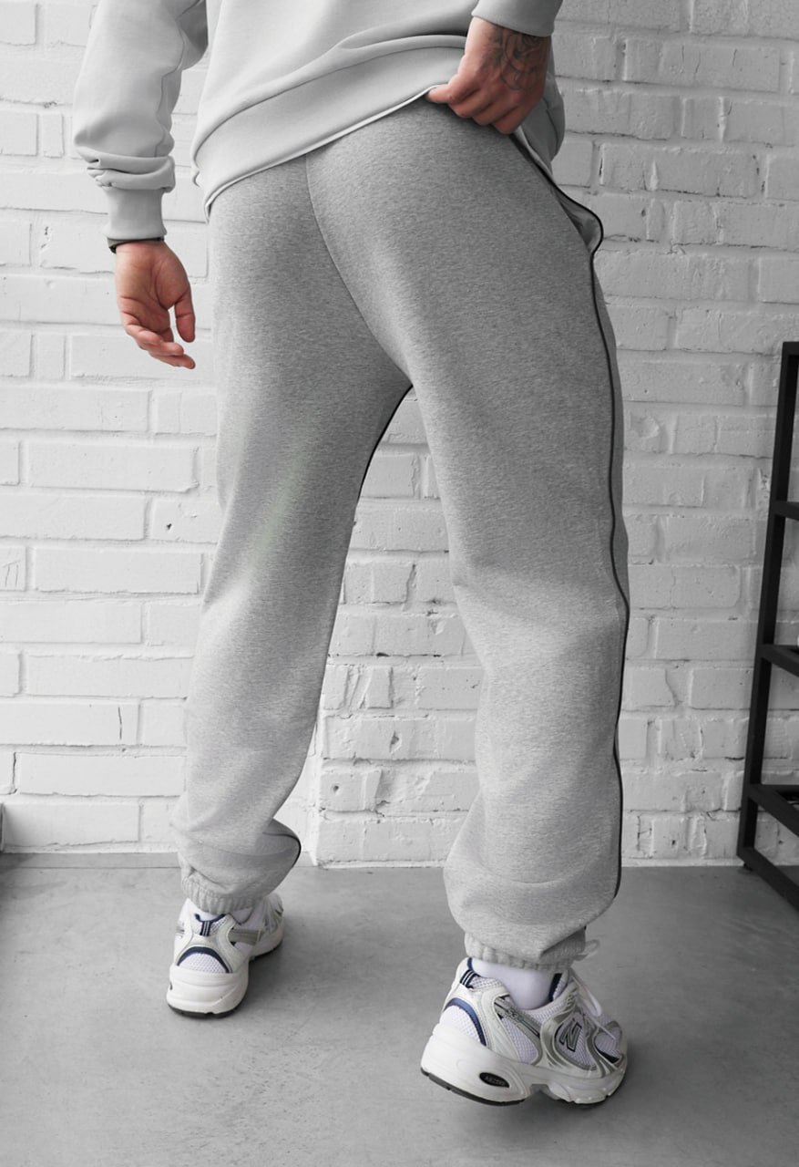 Spodnie dresowe Staff of gray melange reflective