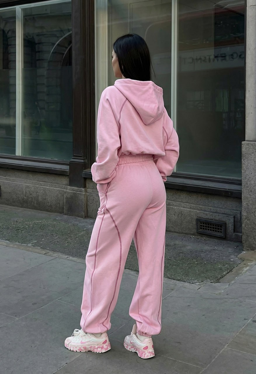 Dres Staff so pink zip oversize