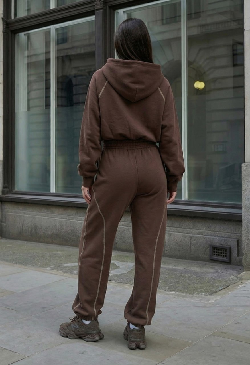 Dres Staff so brown zip oversize