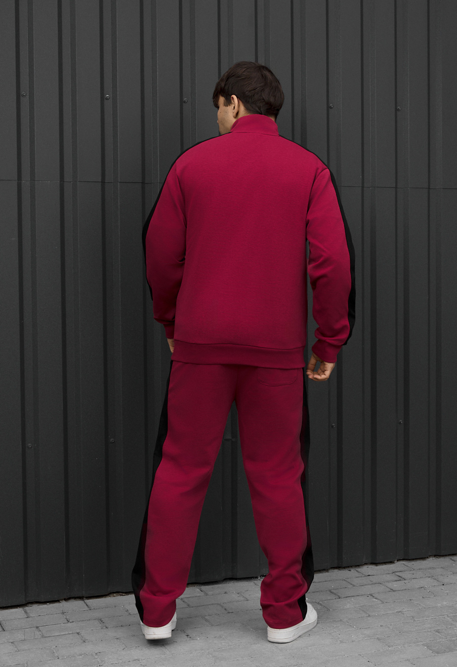 Dres Staff el zip logo bordo & black