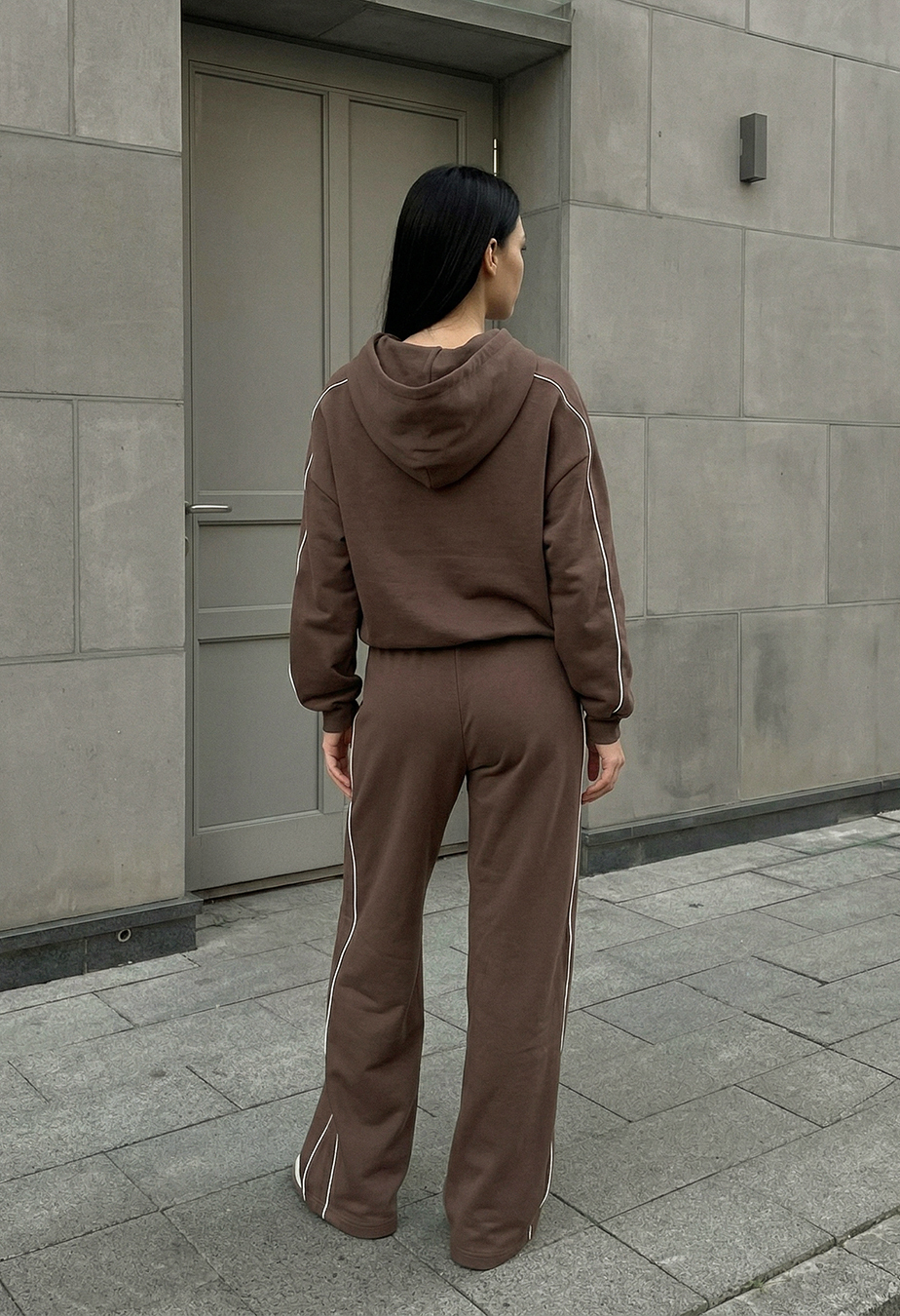 Dres Staff ur zip reflective brown