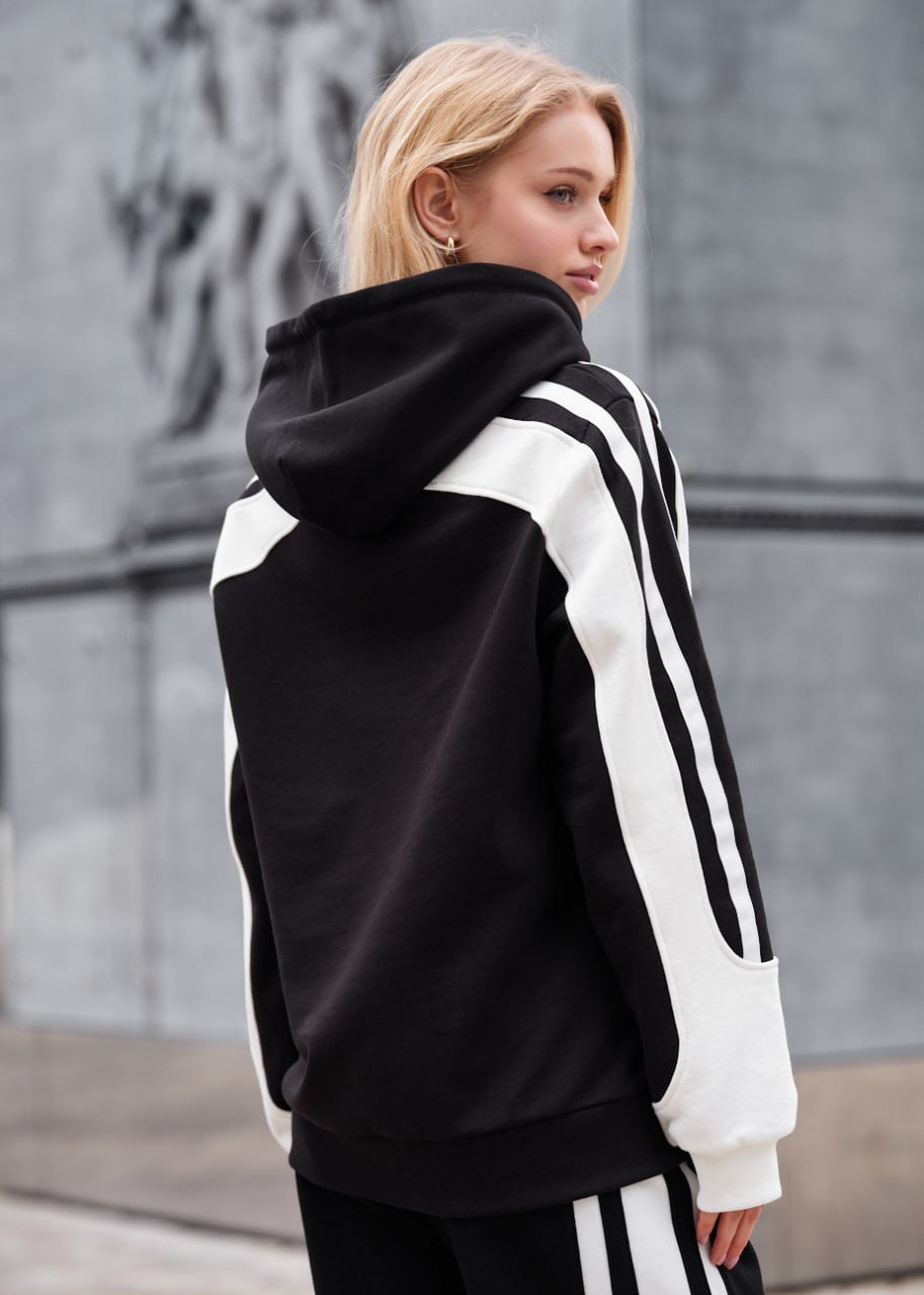 Bluza Staff pas logo black & white