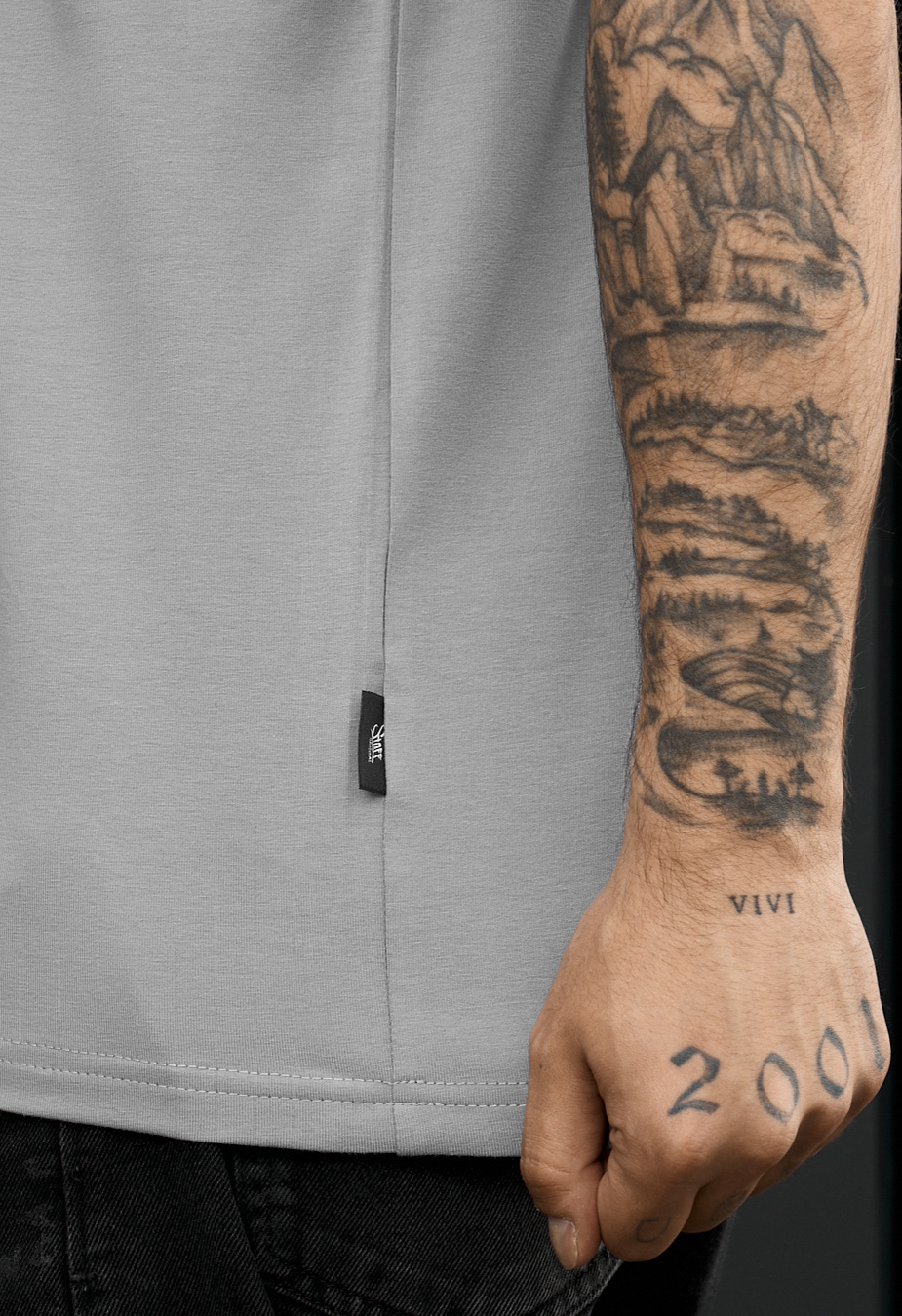 Koszulka Staff lu gray