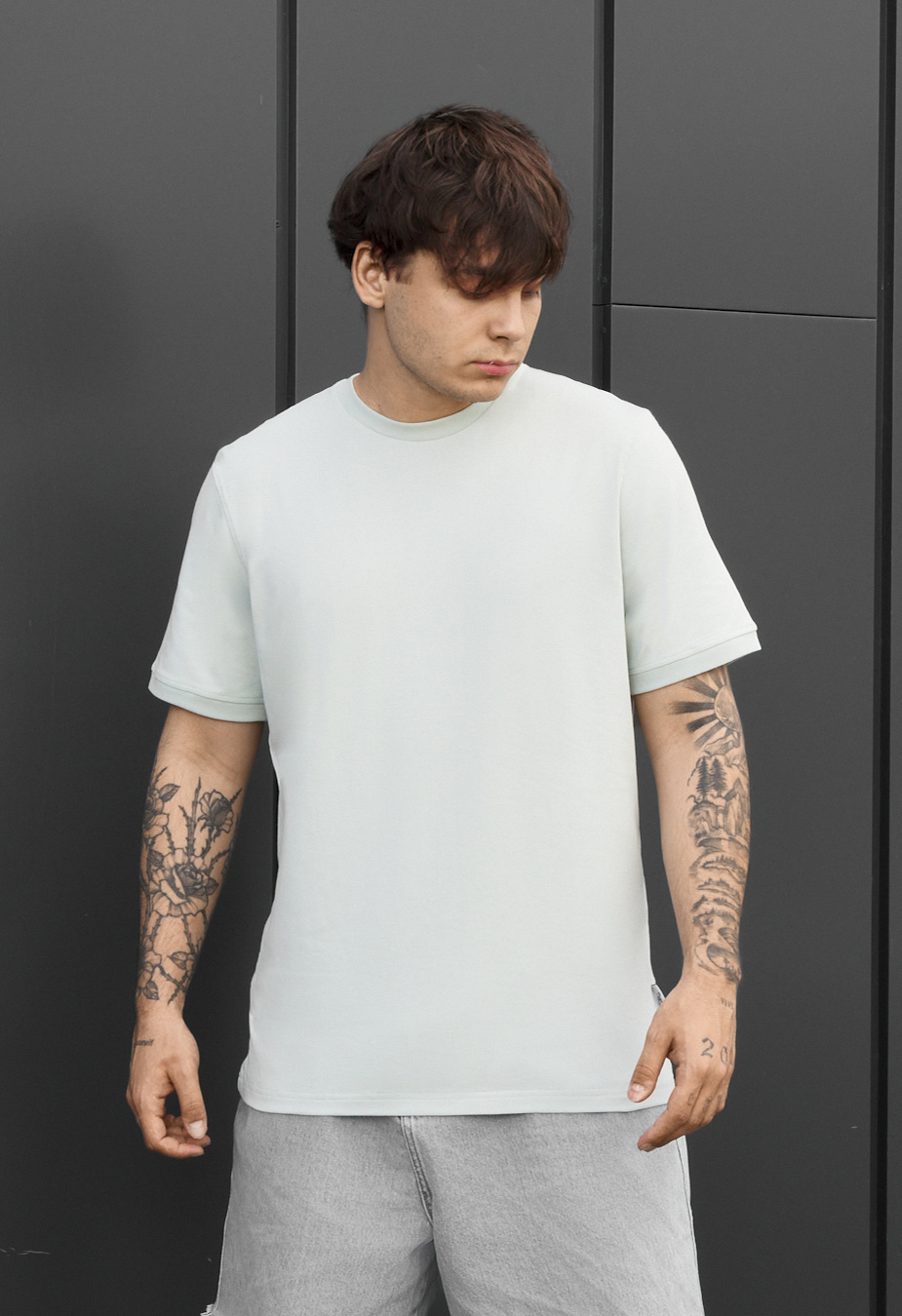 Koszulka Staff lu light gray
