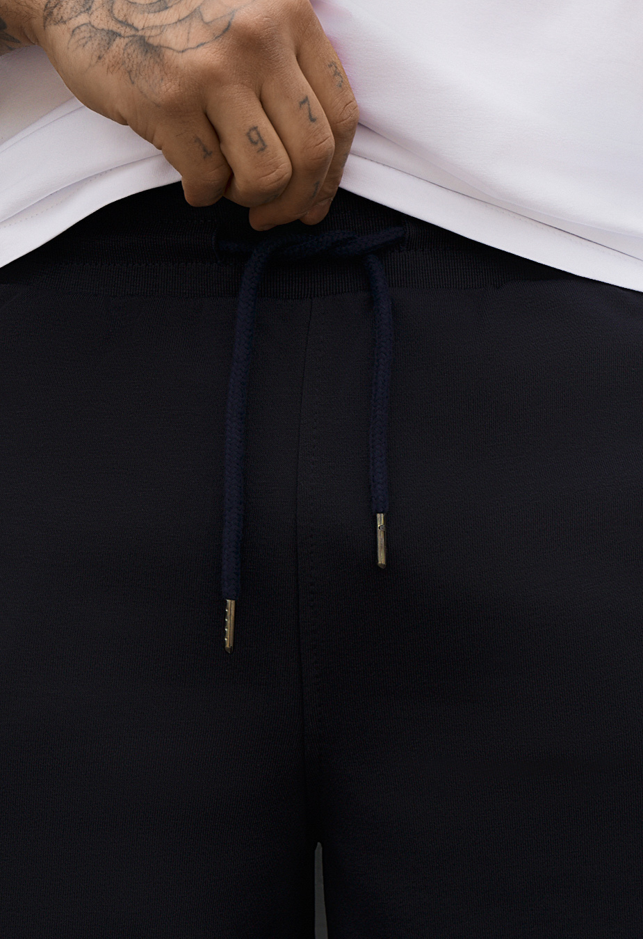 Spodenki Staff dje navy logo