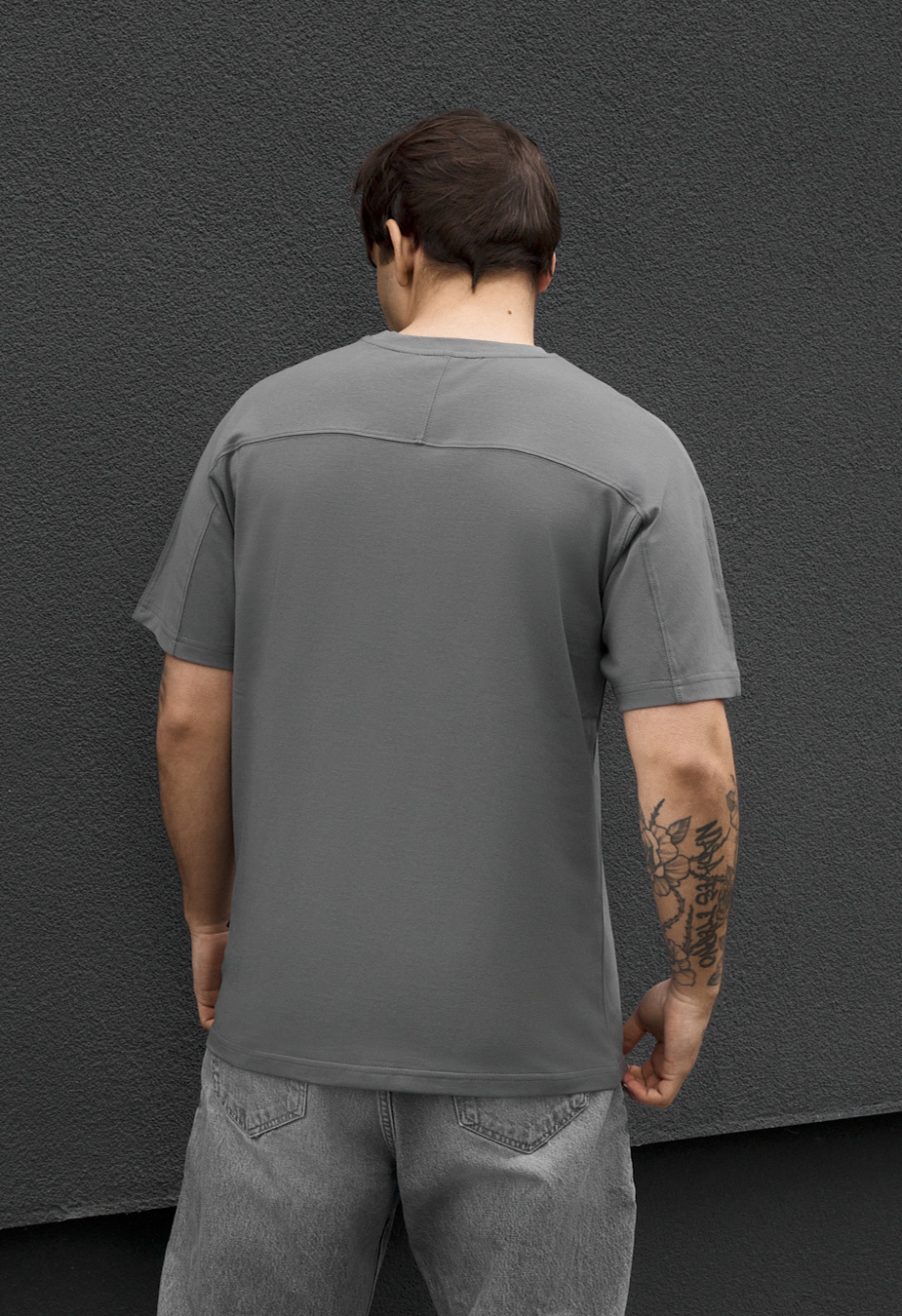 Koszulka Staff dark gray reglan