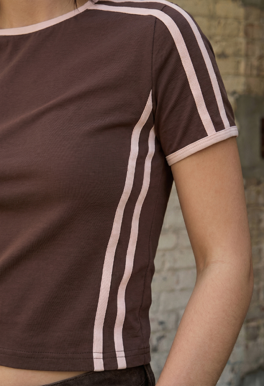 Koszulka Staff ti brown & stripes
