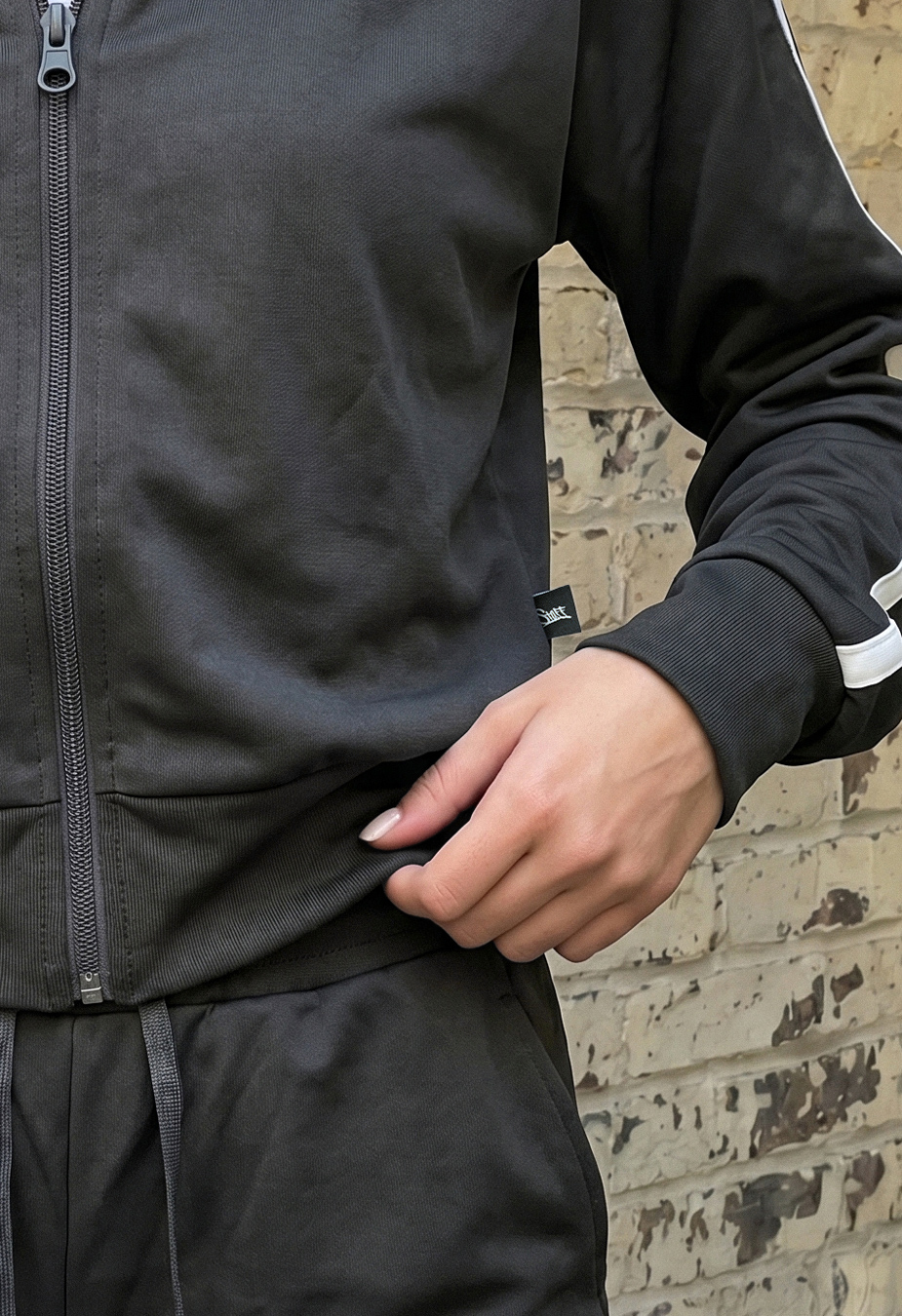 Komplet olimpijka + spodenki Staff ir dark gray