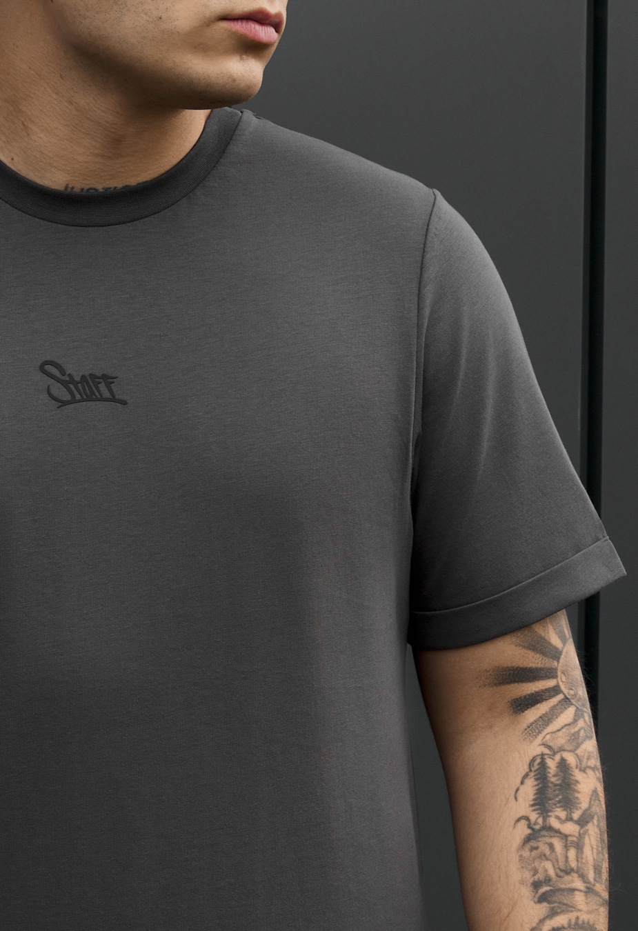 Koszulka Staff dark gray logo