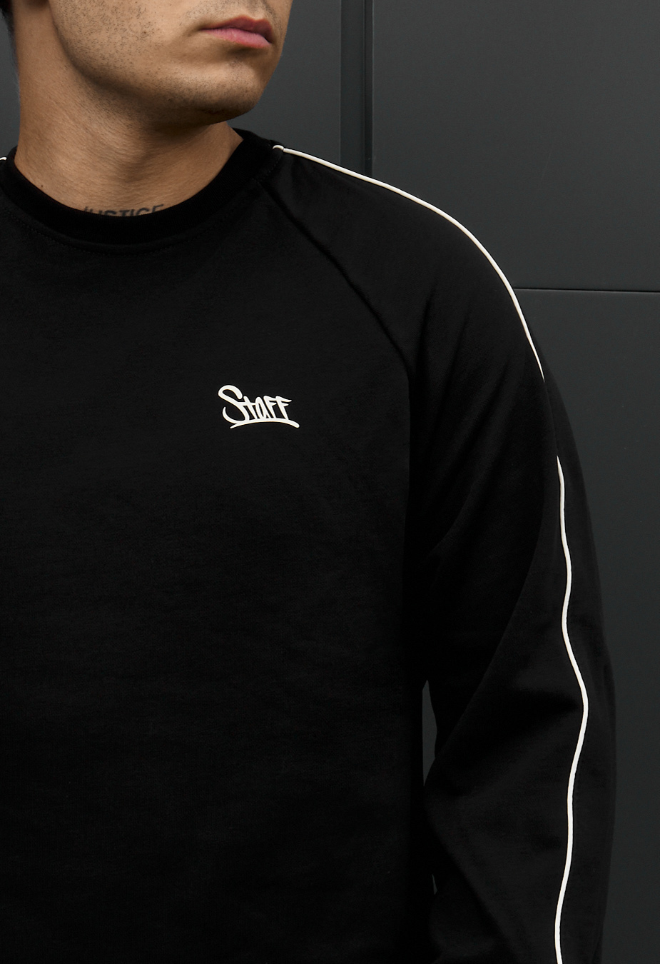 Bluza Staff black logo reflective