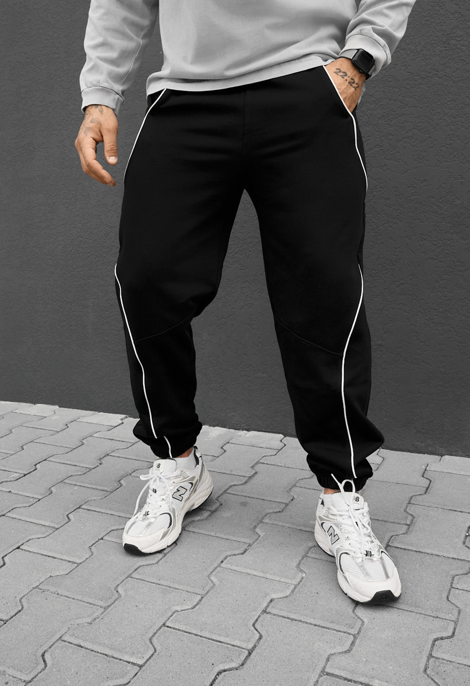 Spodnie Staff ers reflective black