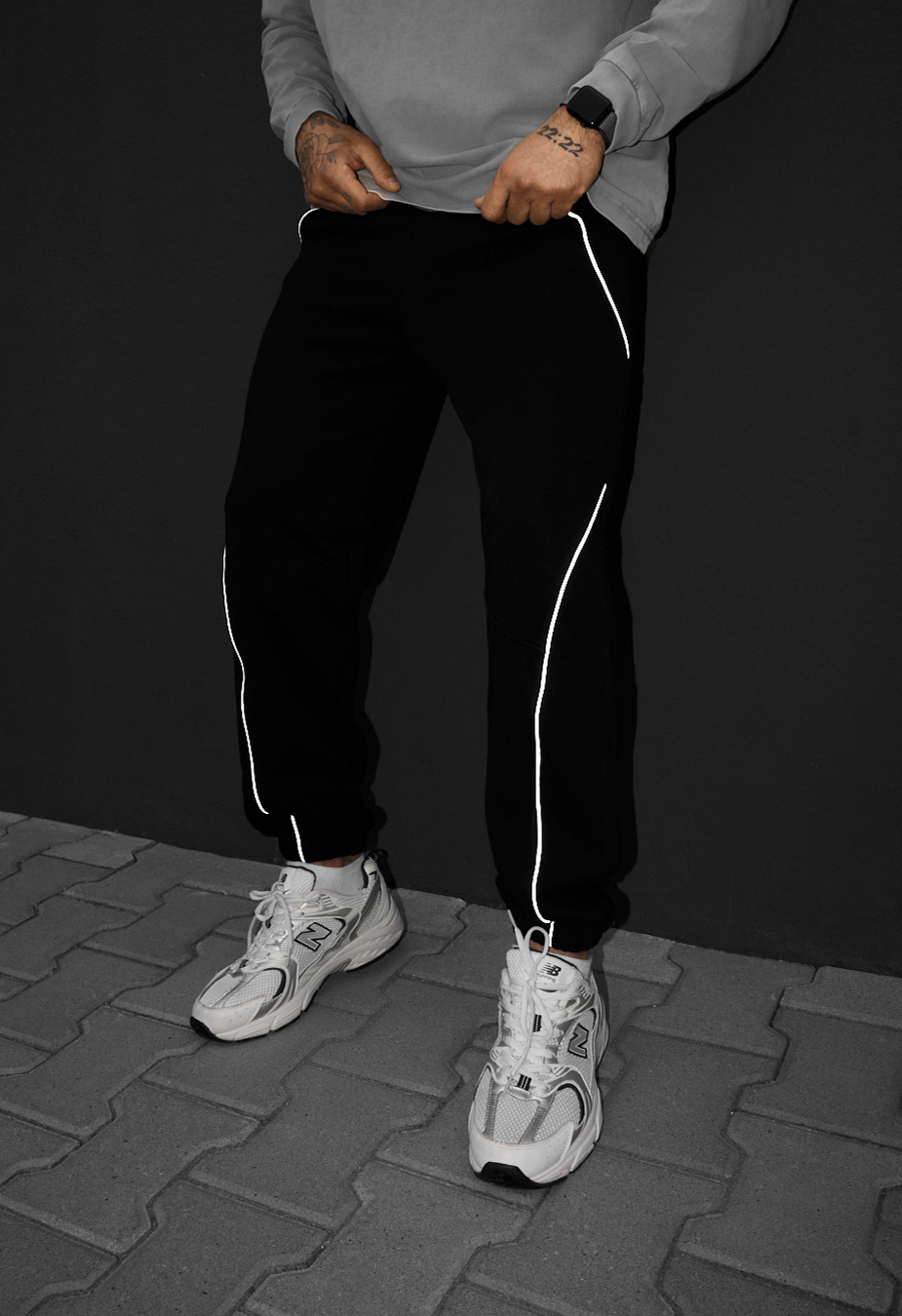 Spodnie Staff ers reflective black