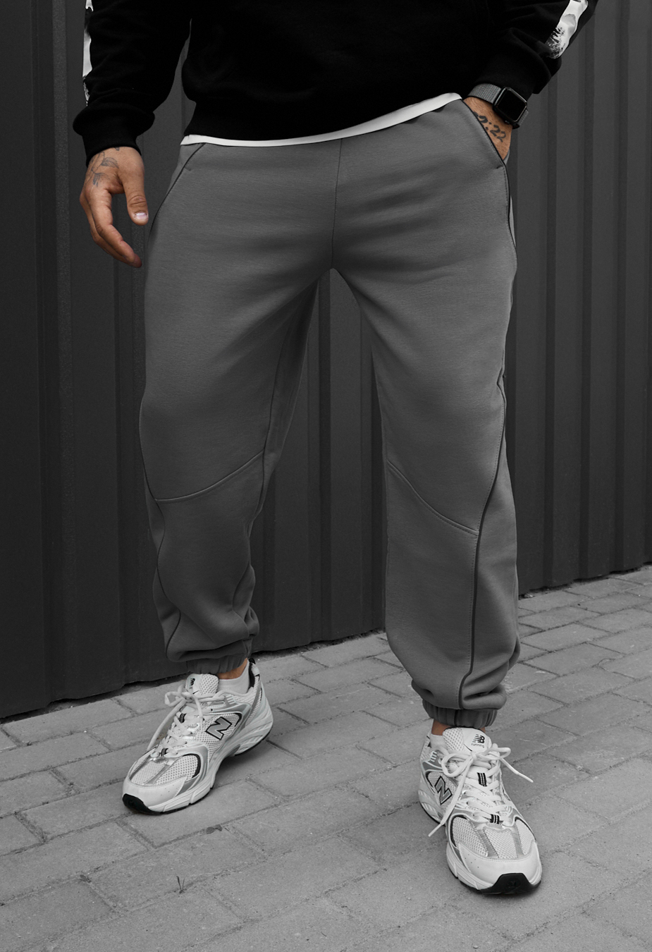 Spodnie dresowe Staff ers gray