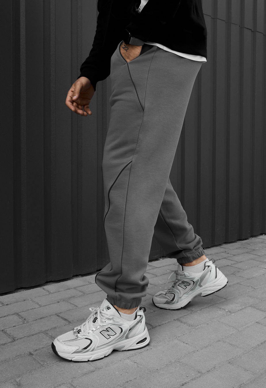 Spodnie dresowe Staff ers gray