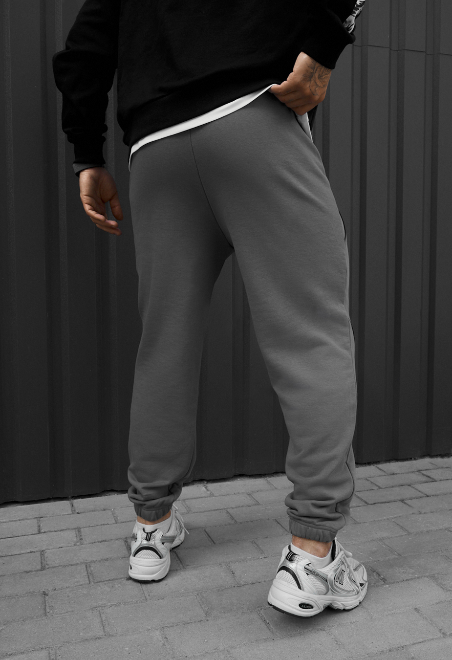 Spodnie dresowe Staff ers gray