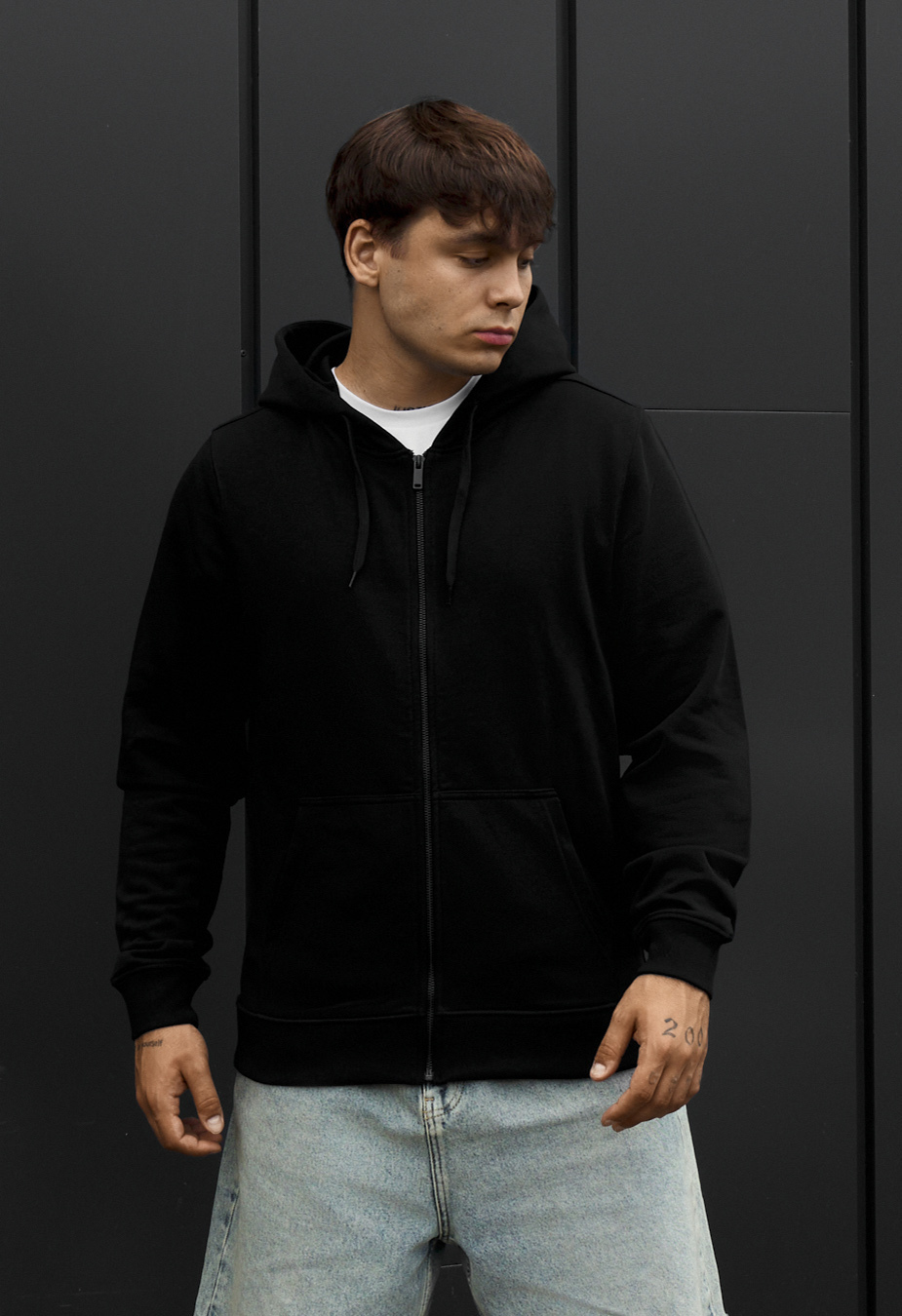 Bluza Staff vi zip black