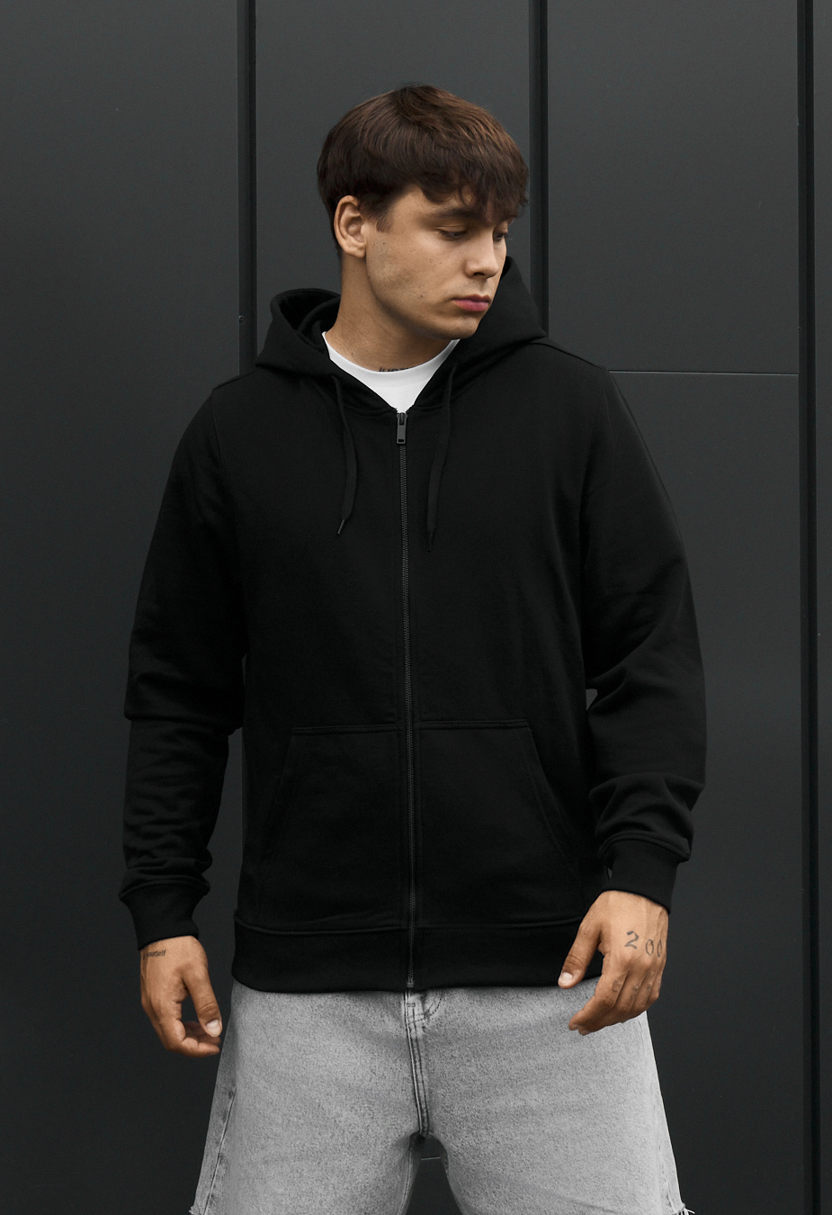 Bluza Staff vi zip black