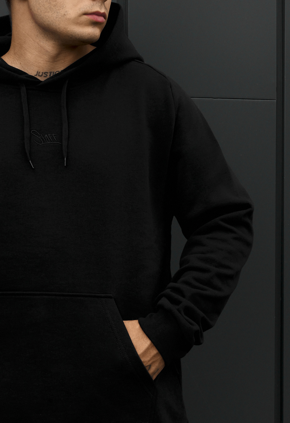 Bluza Staff re black logo