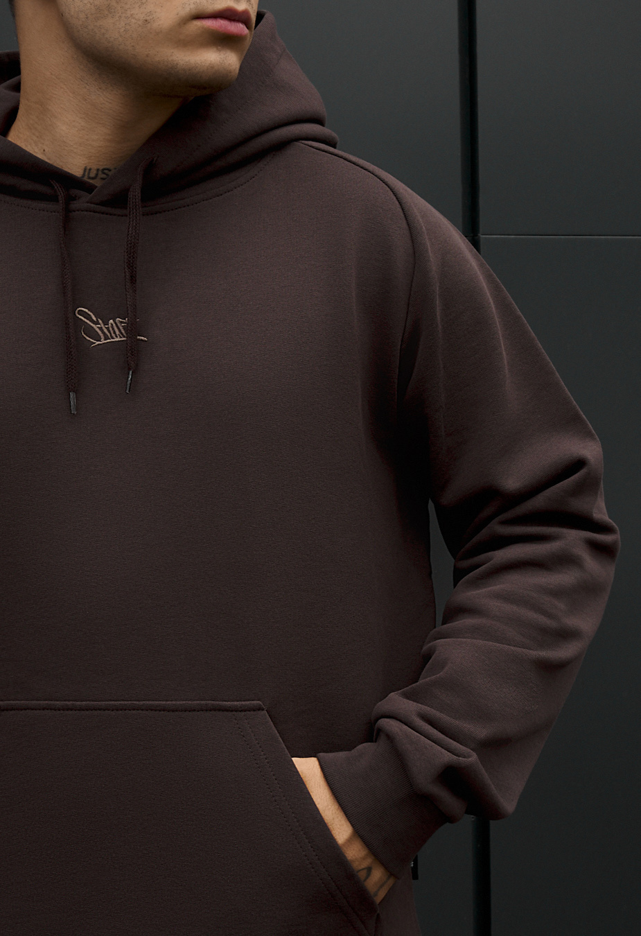 Bluza Staff re browm logo