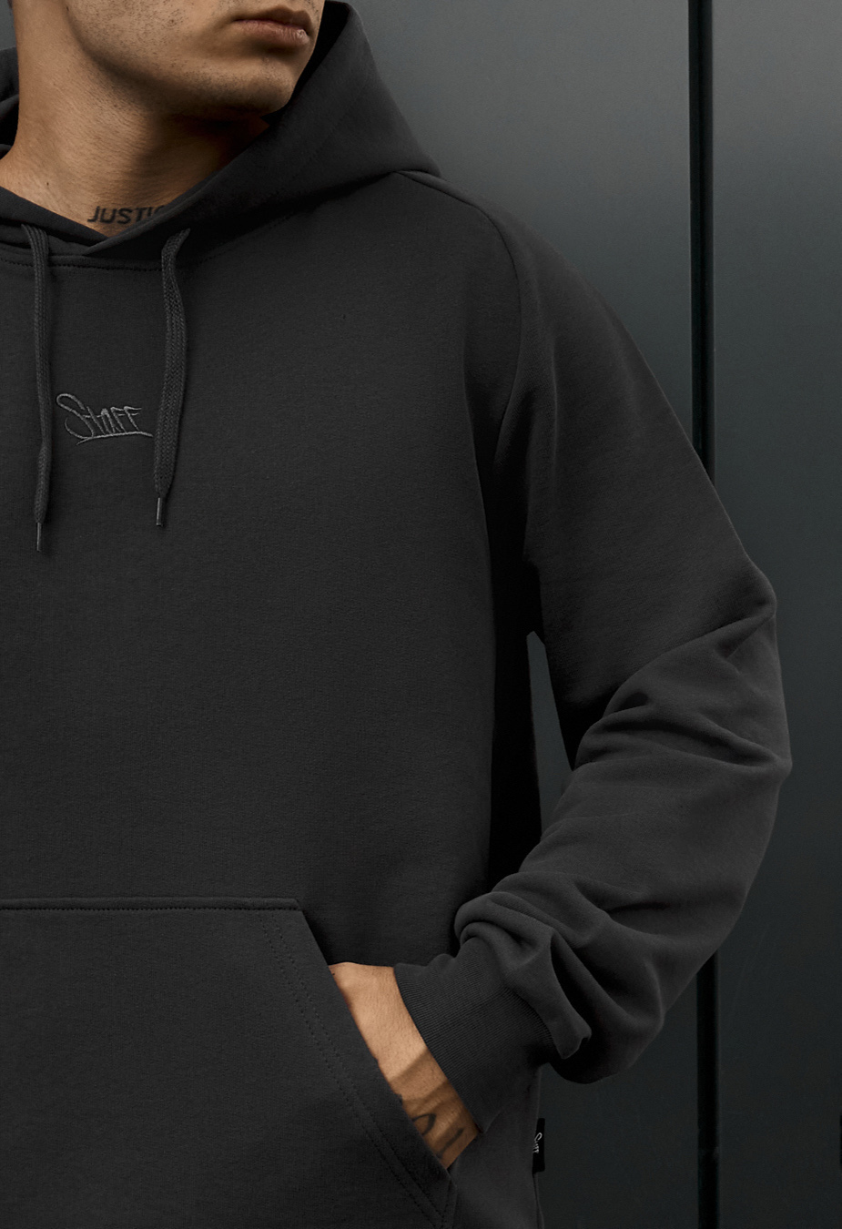 Bluza Staff re dark gray logo