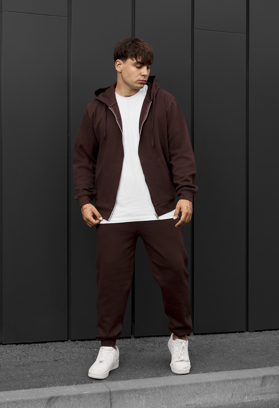Dres Staff wl zip dark brown