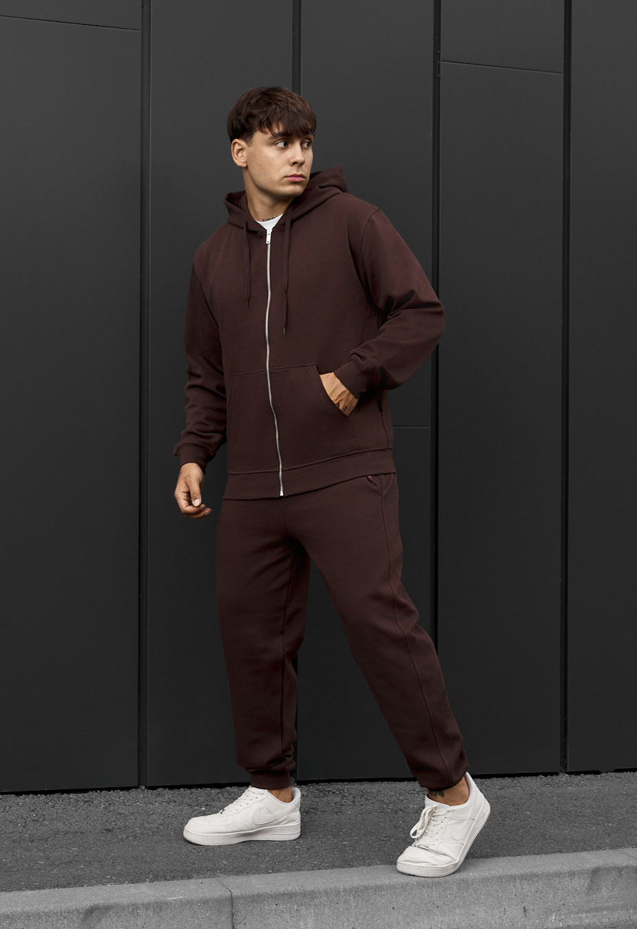 Dres Staff wl zip dark brown