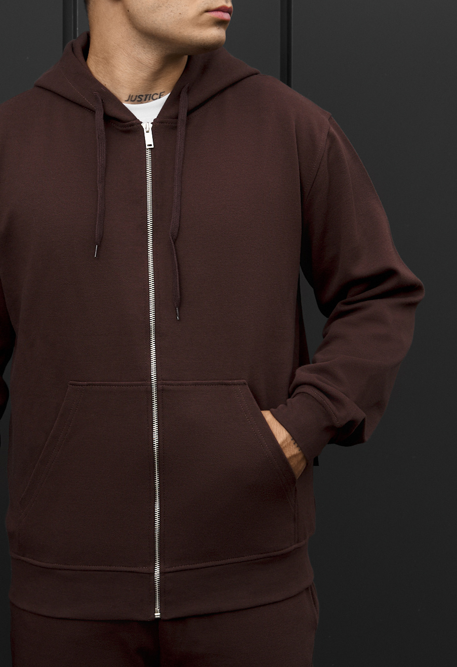 Dres Staff wl zip dark brown