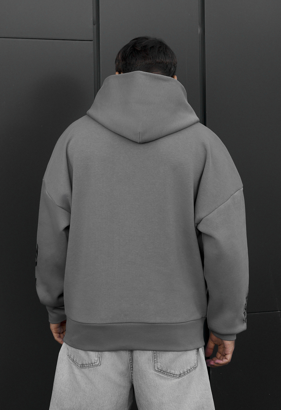 Bluza Staff gray belief oversize fleece