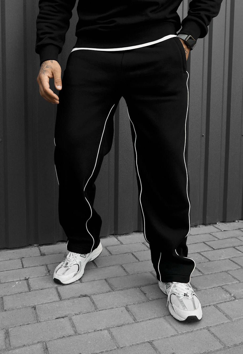 Spodnie dresowe Staff  black reflective