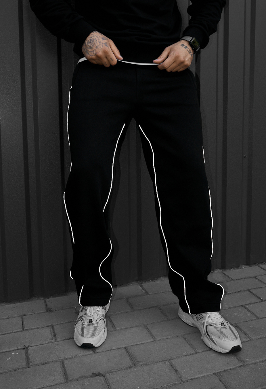 Spodnie dresowe Staff  black reflective