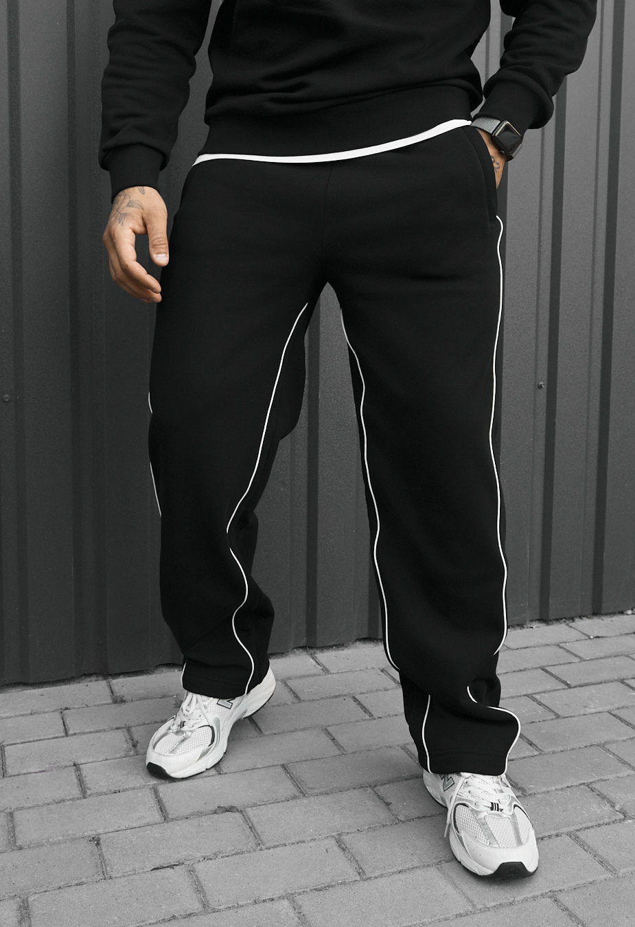 Spodnie dresowe Staff  black reflective